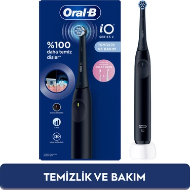 Oral-B iO 2 Şarjlı Diş Fırçası (Gece Siyahı)
