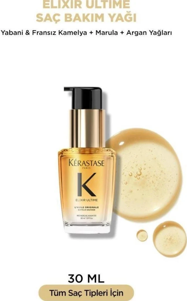 Kerastase Elixir Ultime L'Huile Originale Saç Bakım Yağı 30 ml