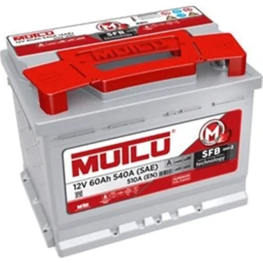 Mutlu 12V 60 Ah 540A SFB Akü
