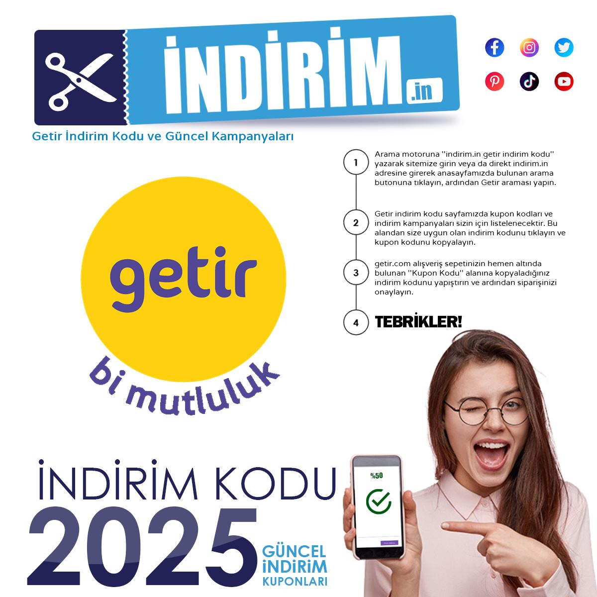 GetirYemek'te Seçili Restoranlarda %35'e Varan İndirim