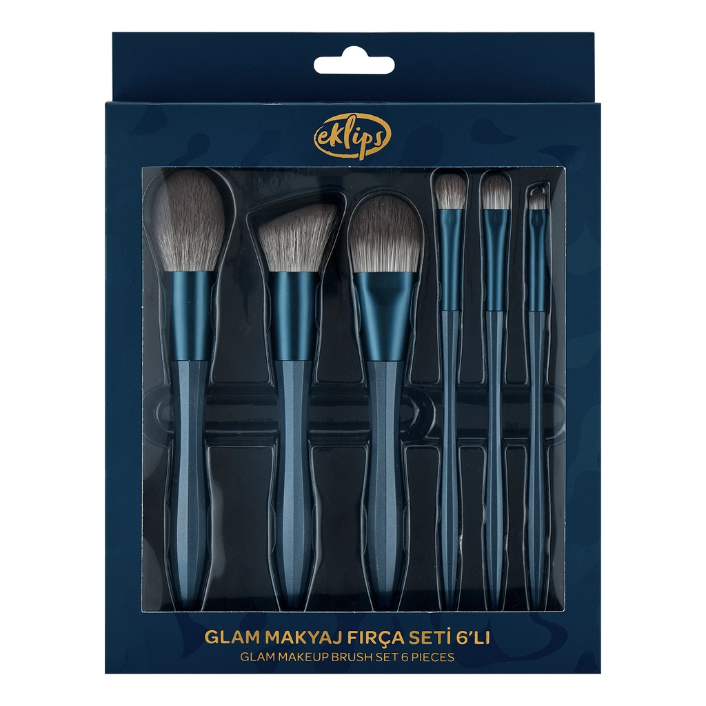 Eklips Glam Makyaj Fırçası Seti 6'lı
