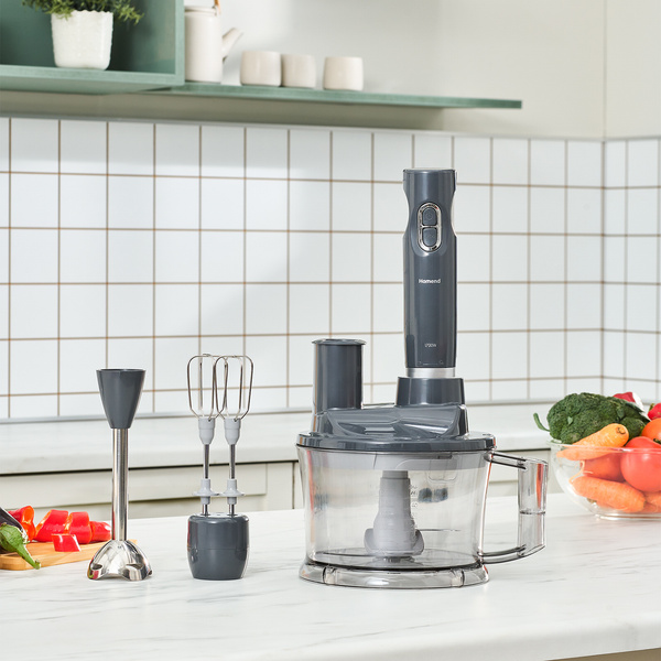 Homend Functionall 2843H 1700W 5 Fonksiyonlu Mutfak Robotu Antrasit