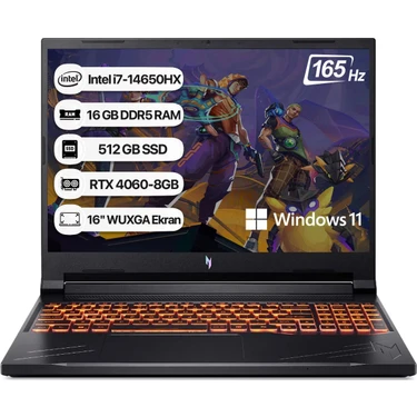 Acer Nitro V 16 ANV16-71 i7-14650HX 16GB 512GB SSD RTX4060 16 inç Windows 11 Gaming Laptop