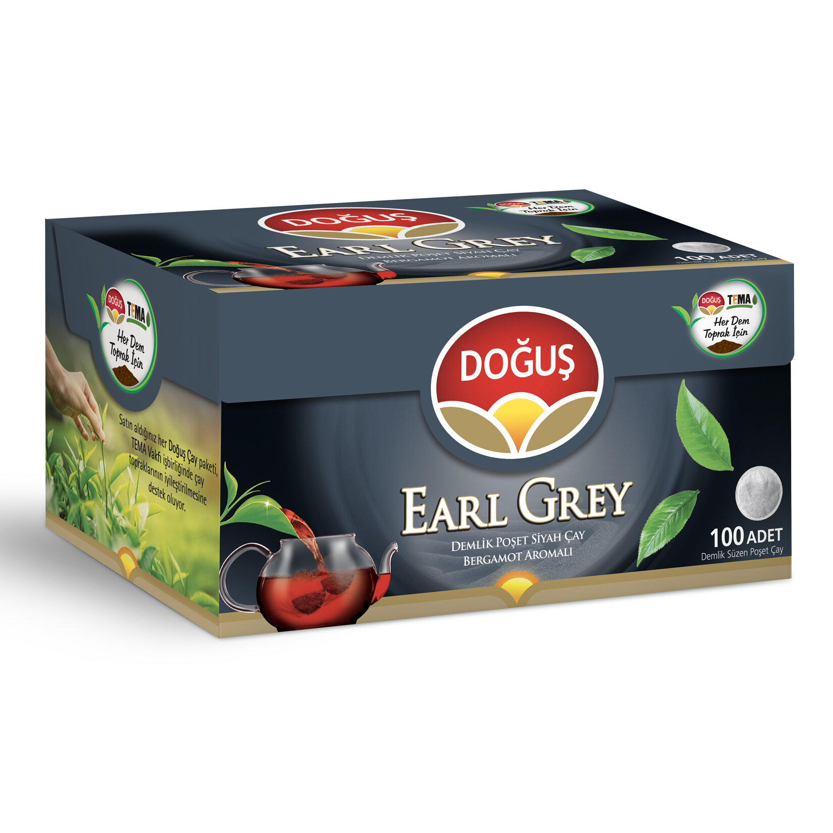Doğuş Earl Grey Demlik Poşet Çay 100'lü 320 G (Money ile 181,97 TL)