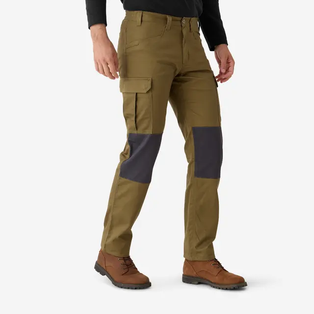 SOLOGNAC Steppe 500 Erkek Kargo Pantolon (Kahverengi)