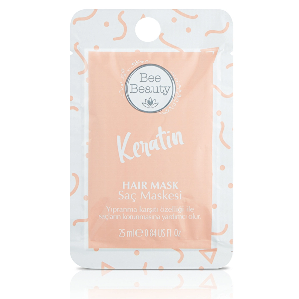 Bee Beauty Keratin Saç Maskesi 25 ml (Gratis Kart)