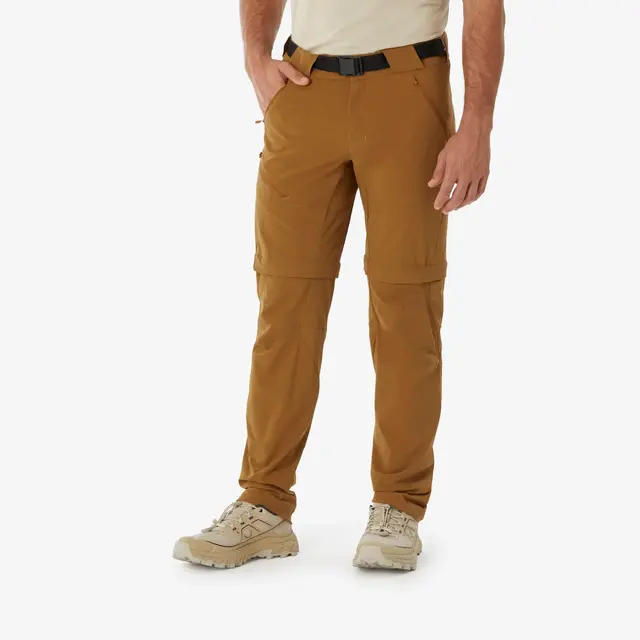 QUECHUA MH500 Erkek Modüler Outdoor Pantolon (Kahverengi)