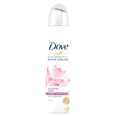 Dove Işıldayan Bakım Lotus Çiçeği Sprey Deodorant 150 ml