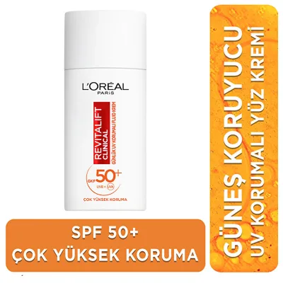 L'Oréal Paris Revitalift Clinical SPF 50+ Yüz Güneş Kremi 50 ml