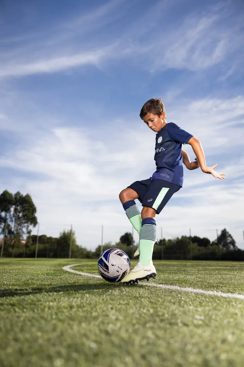 KIPSTA Viralto Kids Çocuk Futbol Şortu Lacivert Yeşil