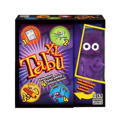 Hasbro Games Tabu XL 04199 Kutu Oyunu Aile Parti Oyunu