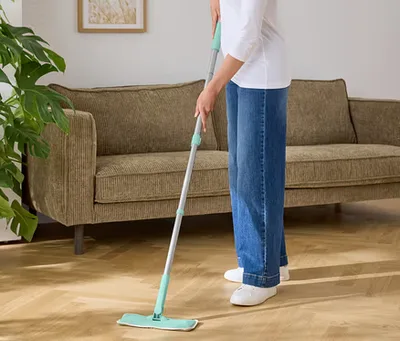 Tchibo Modüler Temizleme Sistemi Yer Paspası (Teleskopik Sap, Mikrofiber)