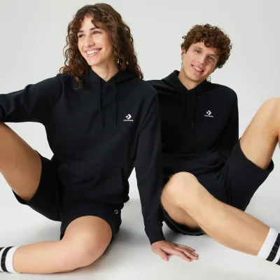 Converse Go-To Hoodie (Siyah, Unisex)