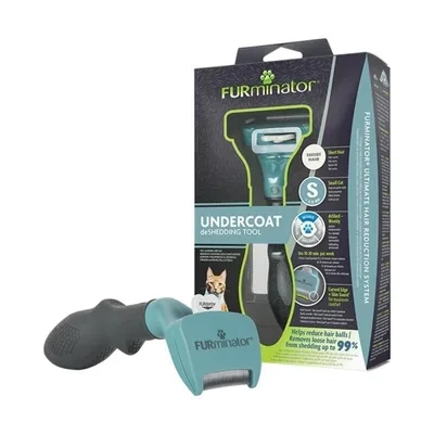 Furminator Kısa Tüylü Kediler için Tüy Toplayıcı Kedi Tarağı 3,9 cm (S)