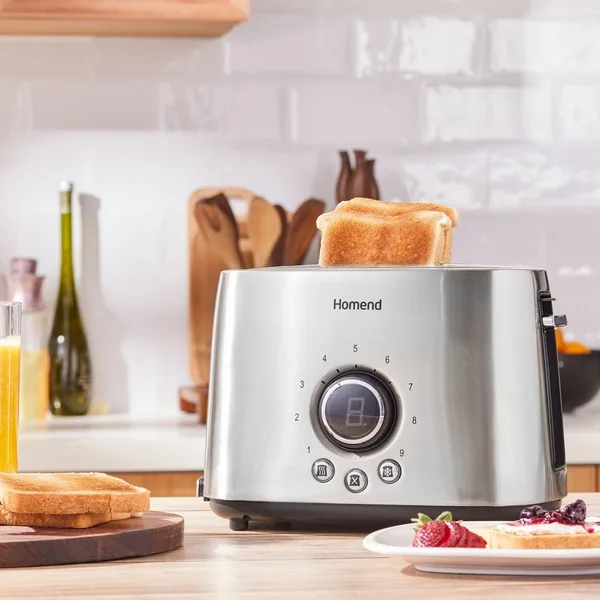 Homend Breadfast 1502H 2 Dilim 9 Kademeli Ekmek Kızartma Makinesi