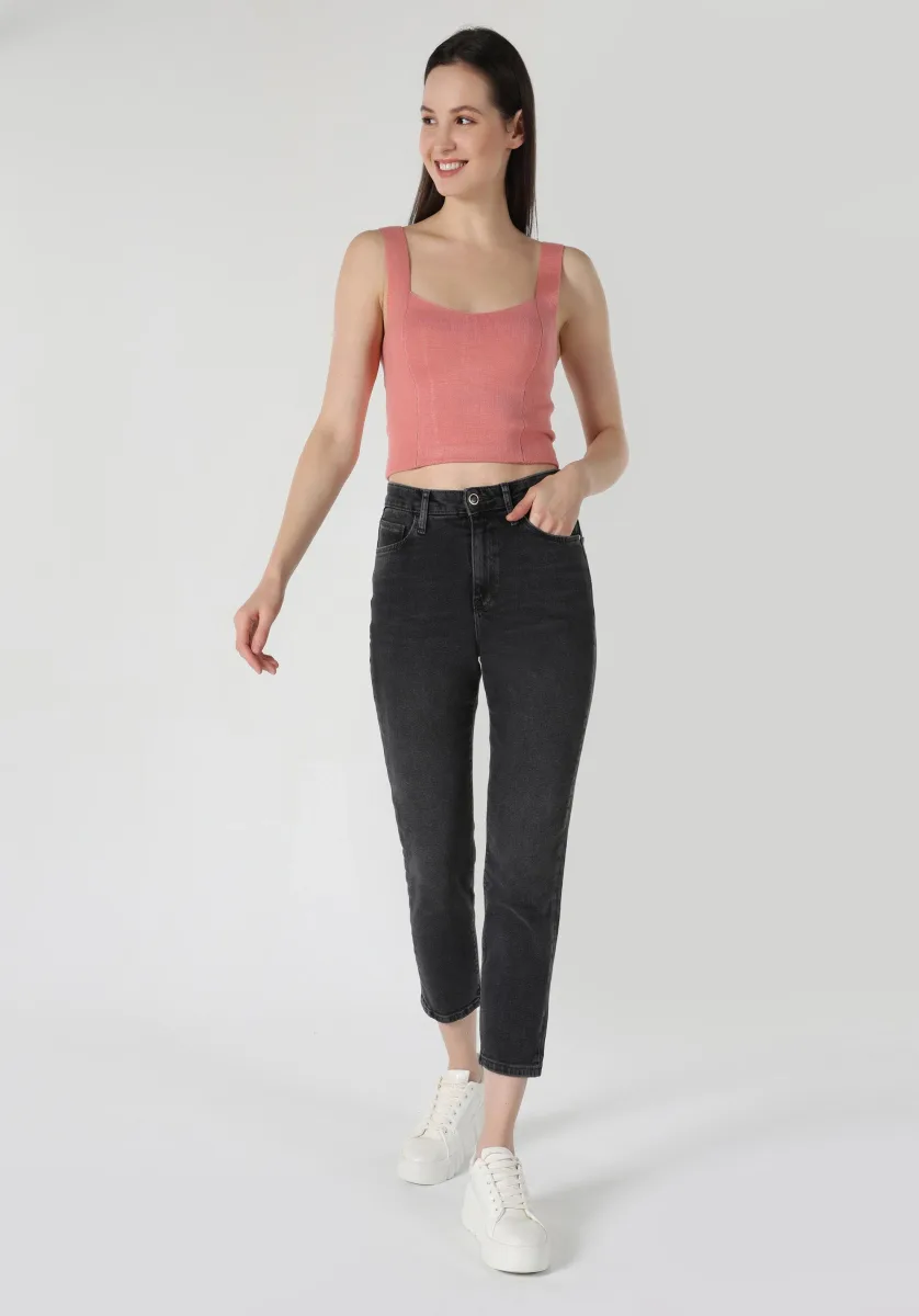 Colin's Slim Fit Kadın Gri Jean
