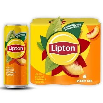 Lipton Ice Tea Şeftali 6 x 330 Ml (Sepette indirim)