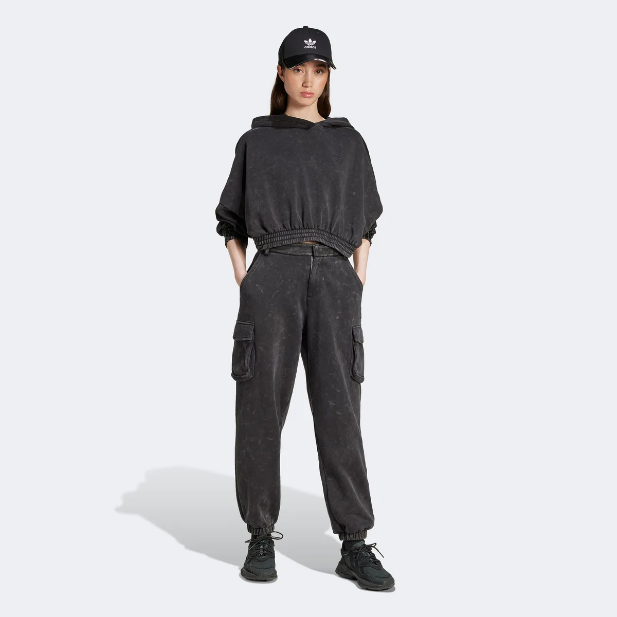 adidas Wash Cargo Kadın Siyah Eşofman Altı
