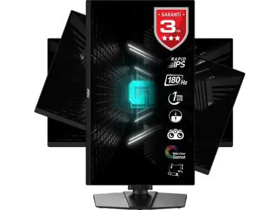 MSI G255PF E2 24.5" FHD 180Hz Rapid IPS Oyuncu Monitörü