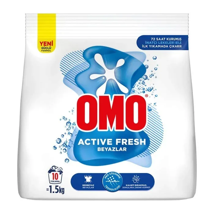 Omo Active Fresh Konsantrematik Toz Deterjan 1.5 kg