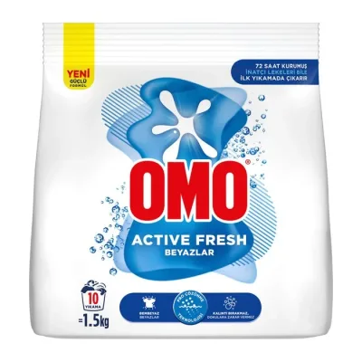 Omo Active Fresh Konsantrematik Toz Deterjan 1.5 kg