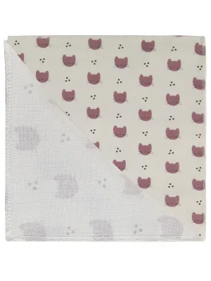 Civil Baby Kedi Empirme 75x75 cm Battaniye - Ekru