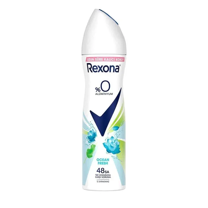 Rexona Ocean Fresh %0 Alüminyum Kadın Sprey Deodorant 150 ml