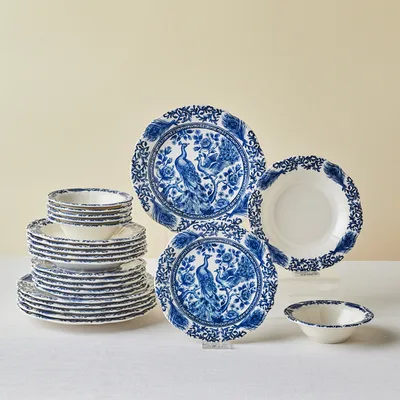 Emsan Bird 24 Parça 6 Kişilik Stoneware Yemek Takımı