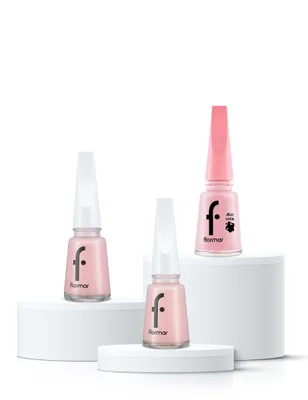 Pink Elegant Shades 3'lü Oje Seti