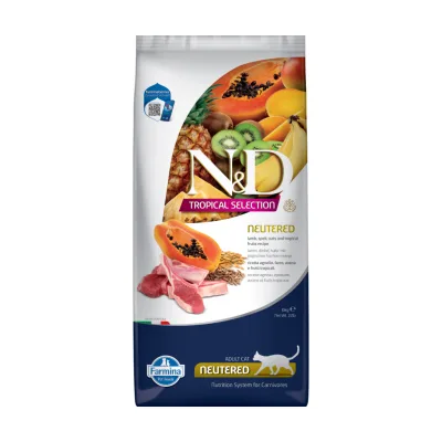 N&D Tropical Selection Kuzu Etli Kısırlaştırılmış Kedi Maması 10 kg