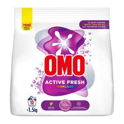 Omo Konsantrematik Color 1,5 kg Renkliler Toz Deterjan