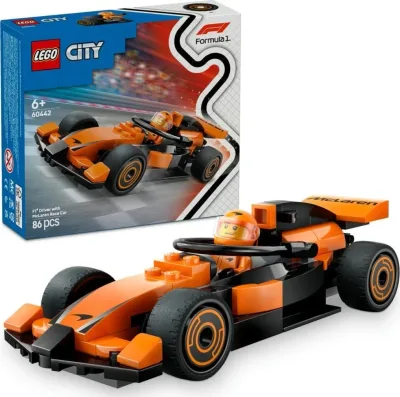 LEGO City 60442 McLaren Yarış Arabalı F1 Sürücüsü