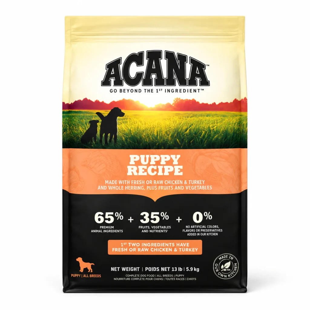 Acana Puppy Tavuklu Hindili Tahılsız Yavru Köpek Maması 2 kg