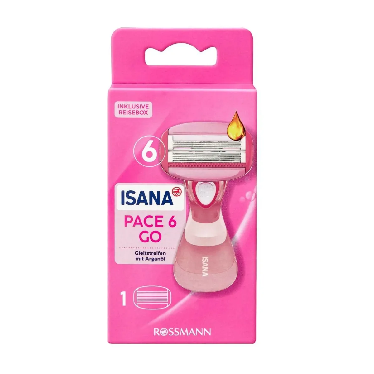 Isana Pace 6 Kadın Tıraş Bıçağı Mini