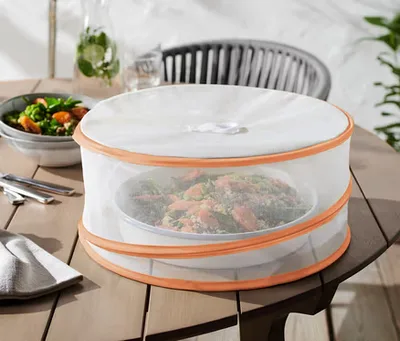Tchibo Katlanabilir Koruyucu Kapak Sinek Tel Yemek Örtüsü 35 cm
