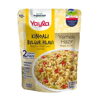 Yayla Yemek Hazır Kinoalı Bulgur Pilavı 250 G (Money ile)